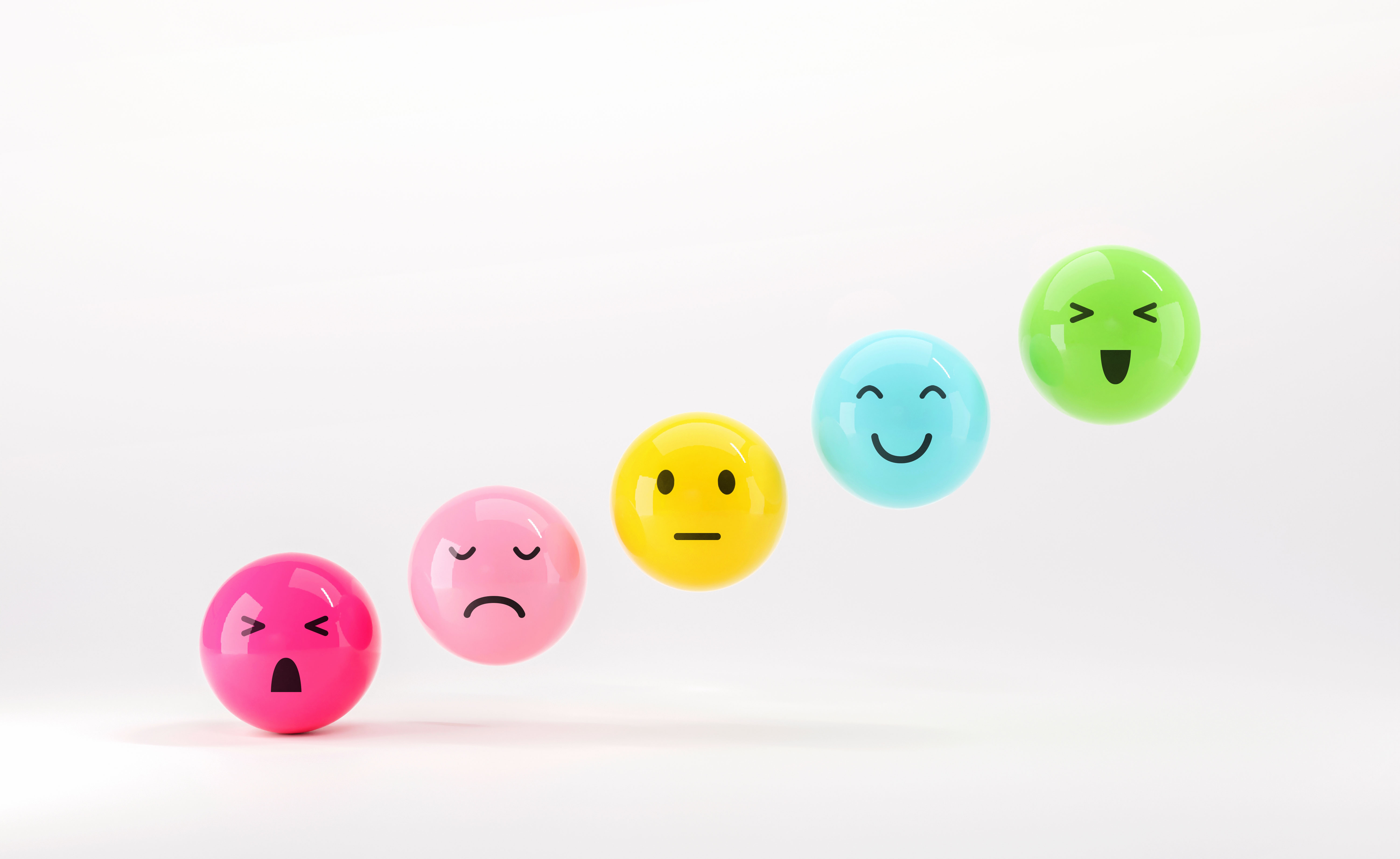Rainbow Emojis Rating Scale
