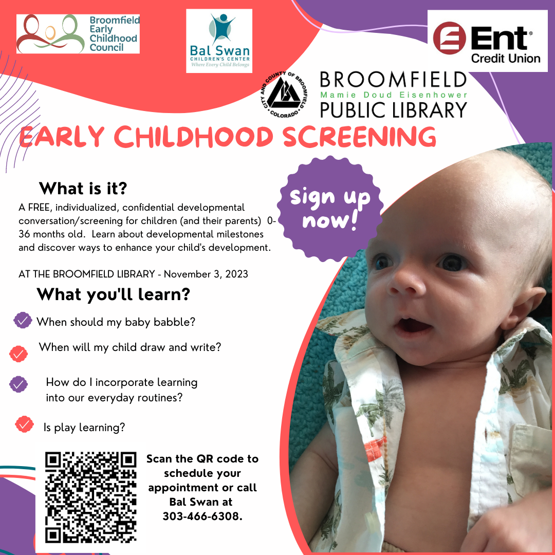 Register for early childhood screenings at bit.ly/ec-screenings-nov23