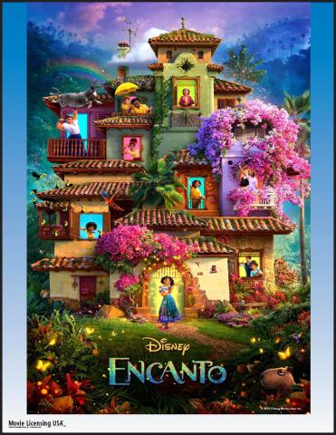 Movie poster for Encanto