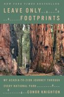 Book cover of Leave Only Footprints