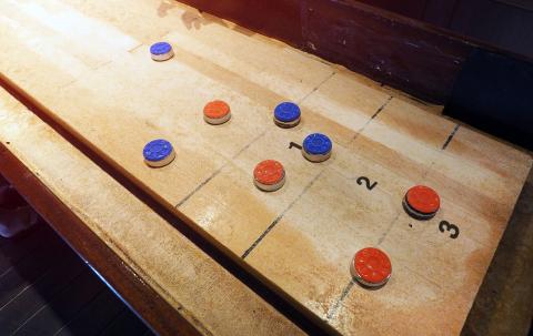 shuffleboard table