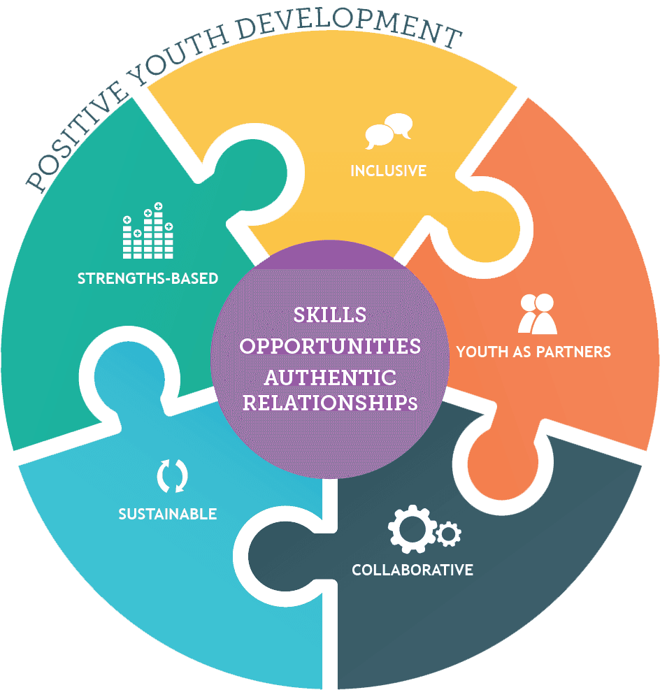 Positive Youth Development framework icon