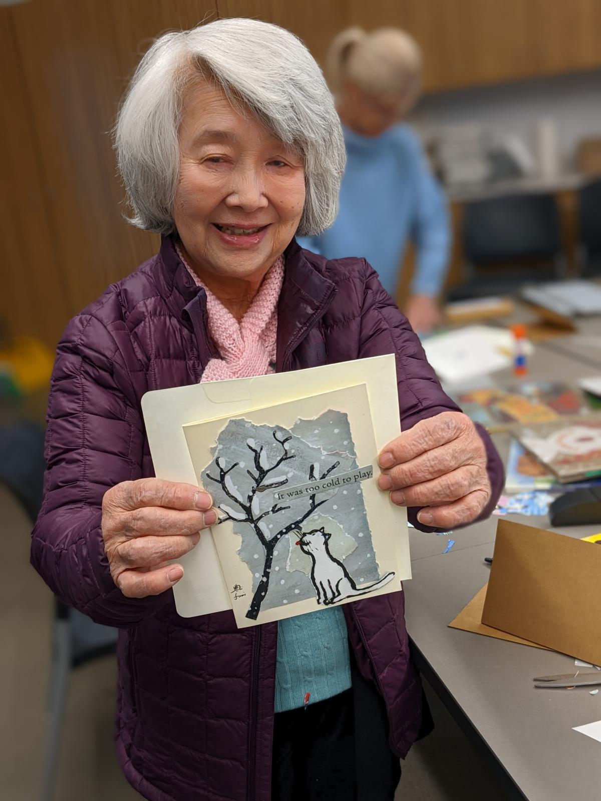 Upcycle library books into greeting cards using scissors and sewing machines! Learn to sew and make with others!