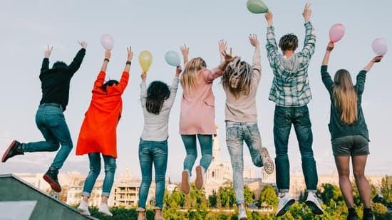 Teens Jumping for Joy