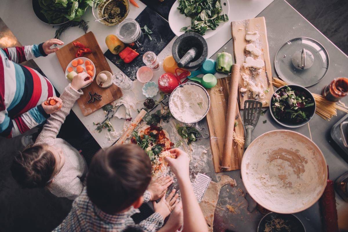 Kids cooking