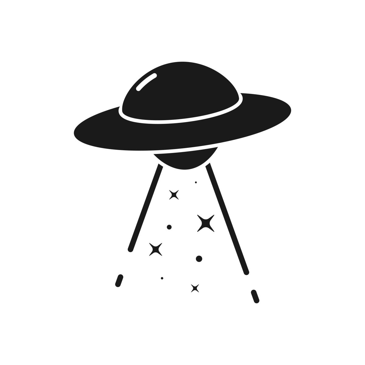 drawing of UFO