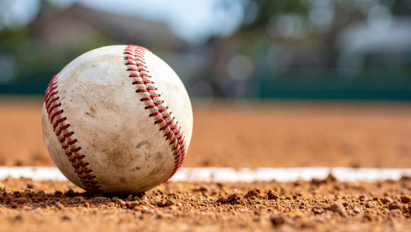 Baseball in the dirt